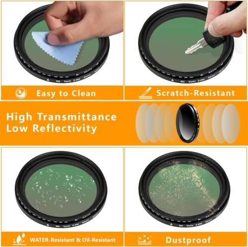 "Transform Your Smartphone Photography: Ultra-Slim 52MM Adjustable ND Filter for Stunning Shots!" - 이미지 3