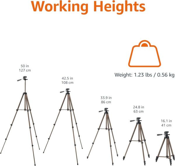 Champagne Dreams: The Ultimate 50-Inch Travel Tripod for Your Photography Adventures - Image 4