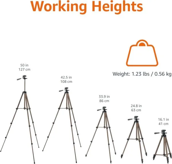 Champagne Dreams: The Ultimate 50-Inch Travel Tripod for Your Photography Adventures - Image 4