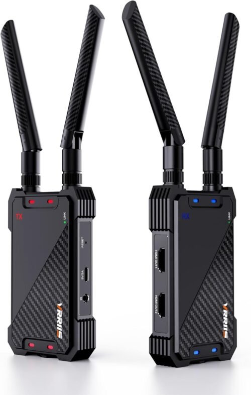 "Seamless Streaming: 1300FT Wireless HDMI Extender Kit with Loop Out for Crystal Clear 1080P Connections!"