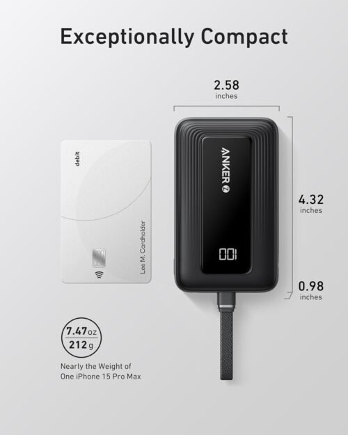 Power Up Anywhere: The 10,000mAh Anker Power Bank – Ultimate Fast Charging Companion for All Your Devices! - 이미지 6