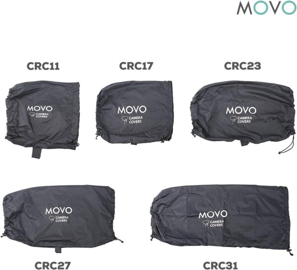 Movo CRC17 Storm Raincover Protector for DSLR Cameras, Lenses, Photographic Equipment (Small Size: 17 x 14.5) - Image 7