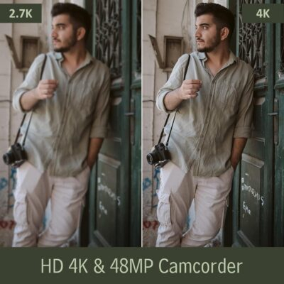 "Capture Every Moment: Ultra 48MP 4K Vlogging Camcorder with 18X Zoom & Night Vision – Complete Kit for YouTube Creators!" - 이미지 2