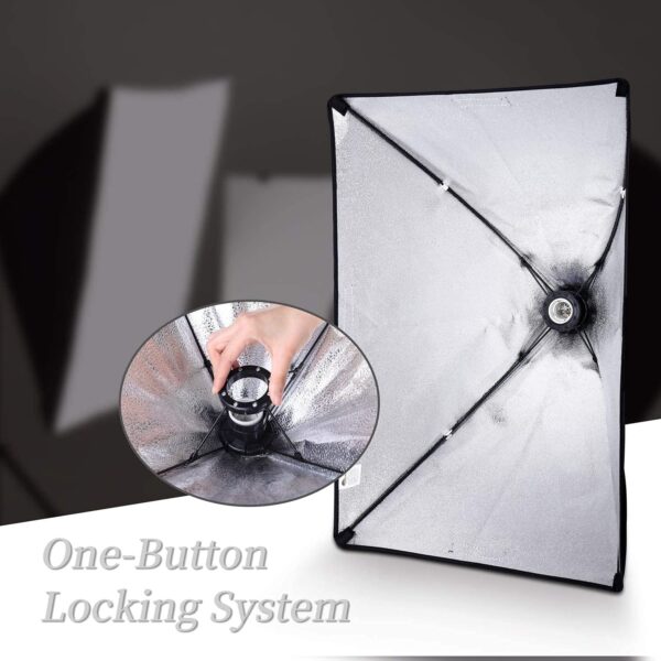 Illuminate Your Creations: The Ultimate Professional Softbox Lighting Kit for Stunning Portraits and Videos - Image 5