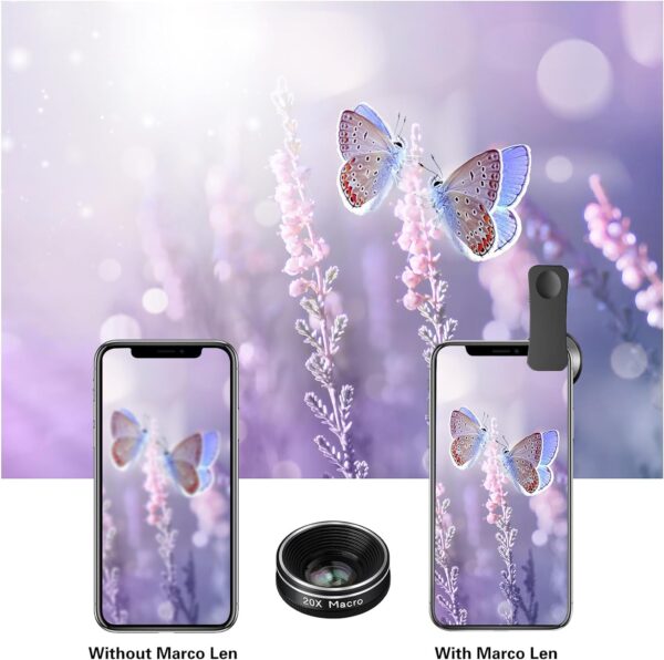 Capture Every Angle: Godefa's Ultimate 3-in-1 Phone Lens Kit with Fisheye, Macro, and Wide-Angle Solutions for Your Smartphone! - Image 4