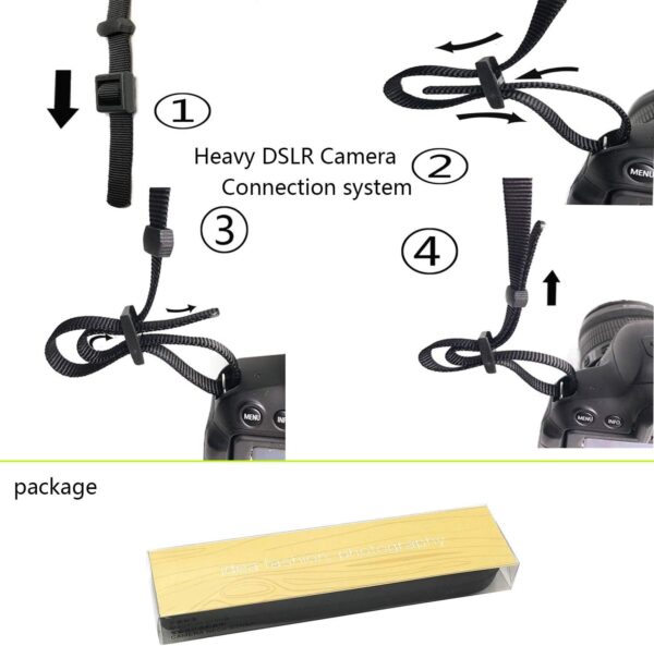 Bohemia Vintage Universal Adjustable Camera Camcorder Shoulder Neck Strap Belt with Harness Adapter Fits for DSLR Camera - Image 5