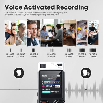 "Unleash the Power of Sound: WUCOTC 264GB Voice Recorder—Your Ultimate Companion for Meetings and Lectures!" - 이미지 5