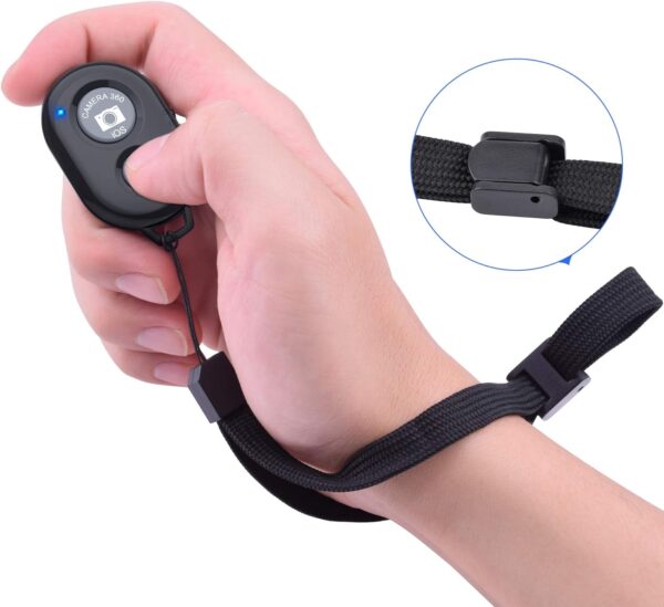 Wireless Camera Remote Shutter for Smartphones (2 Pack), zttopo Wireless Phone Camera Remote Control Compatible with iPhone/Android Cell Phone - Create Amazing Photos and Selfies, Wrist Strap Included - Image 6