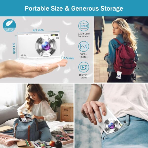 "Capture Every Moment: 48MP 4K Vlogging Camera with Anti-Shake & 16X Zoom – Perfect for Aspiring Creators!" - Image 5