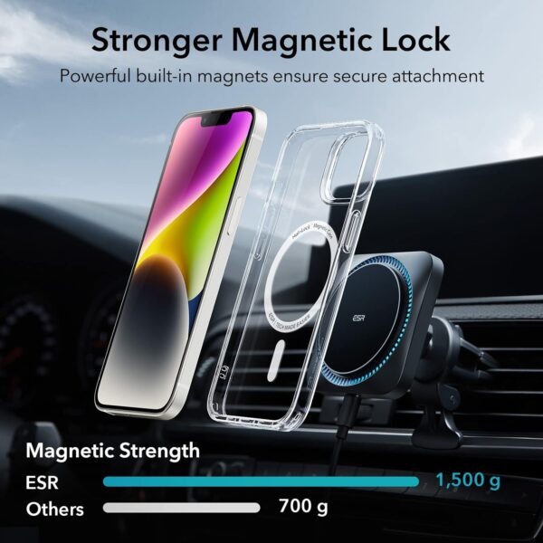 "Ultimate Protection: ESR HaloLock Magnetic Case for iPhone 13 & 14 – Sleek, Strong, and MagSafe Compatible!" - Image 4