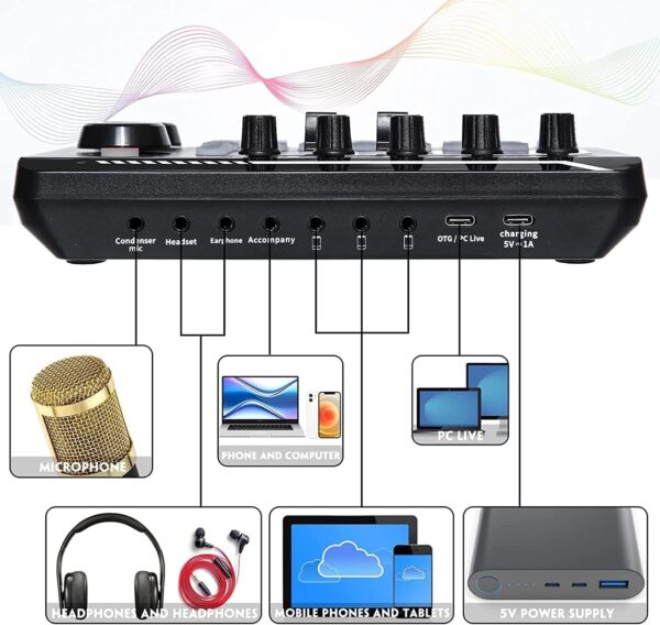Elevate Your Sound: All-in-One Podcasting Gear with SINWE Microphone, Tripod, and Pro Mixer! - Image 8