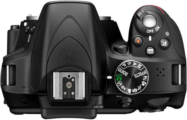 Nikon D3300 DSLR 24.2 MP HD 1080p Camera Body - Black - Image 2