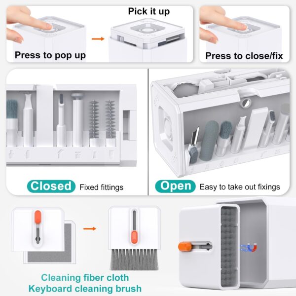 All-in-One VICHYIE Tech Cleaning Duo: Brush & Kit for Spotless Screens, Devices, and More! - Image 6