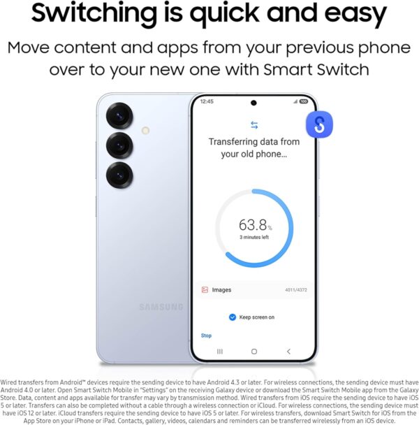 SAMSUNG Galaxy S25 Cell Phone, 128GB AI Smartphone, Unlocked Android, AI Camera, Fast Processor, ProScaler Display, Long Battery Life, 2025, US 1 Yr Manufacturer Warranty, Silver Shadow - Image 7