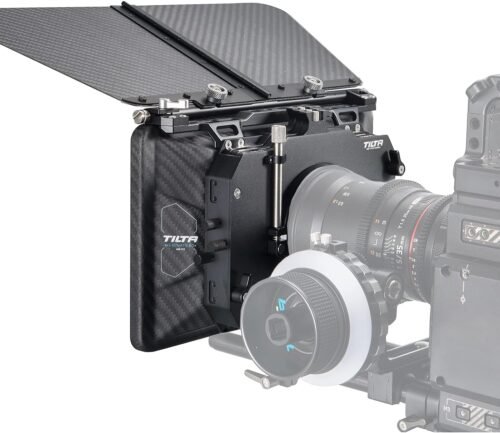"Ultimate Tilt-a-Matte: Complete Cinema Filter System with Carbon Fiber Flag and Versatile Lens Adapters!"
