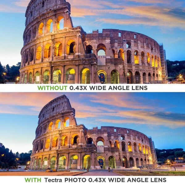 Tectra 52MM 0.43x Professional HD Wide Angle Lens (Macro Portion) for Nikon DSLR D3300 D3200 D3100 D5500 D5300 D5200 D5100 D7100 D7000 Cameras - Image 7