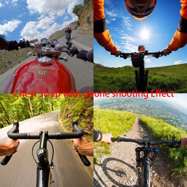 PellKing Mobile Phone Chest Mount Harness Strap Holder Cell Phone Clip Action Camera POV for Samsung iPhone Plus etc - Image 7