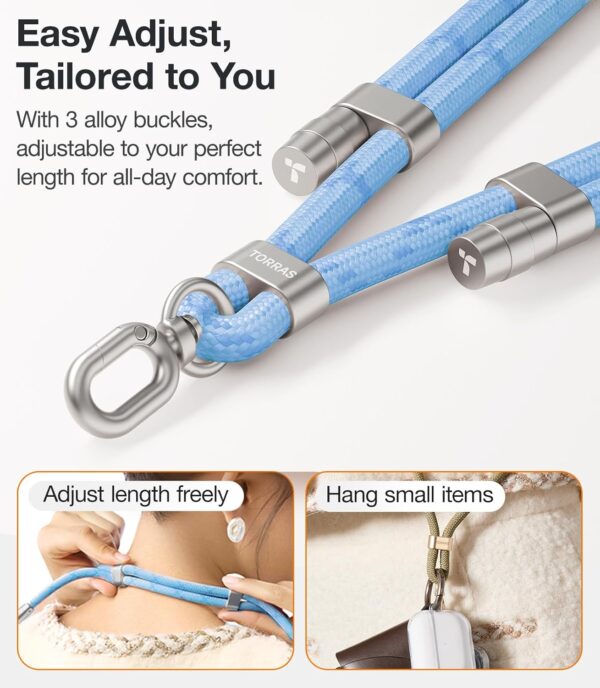 "Secure Style: Adjustable Anti-Theft Phone Lanyard with Premium Metal Buckles – Perfect for Everyone!" - Image 3