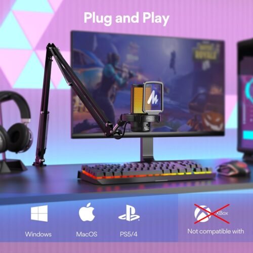 Elevate Your Sound: The MAONO DGM20S Gaming Microphone with Noise Cancellation & Ultimate Control for Streamers and Gamers - 이미지 6