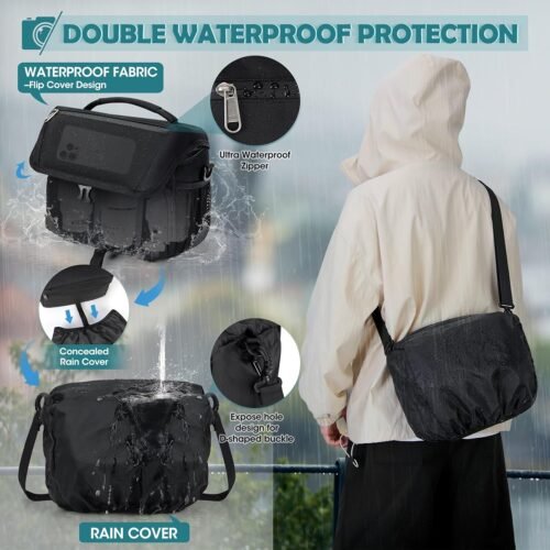 "Ultimate Waterproof Camera Sling: The RAINSMORE Crossbody Bag with Tripod Holder for Every Photographer" - 이미지 5