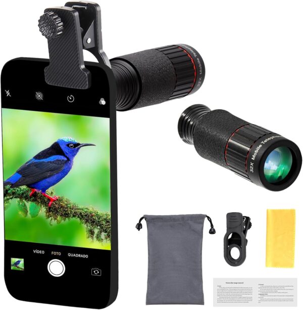 "Ultimate 32X Telephoto Lens: Transform Your Smartphone into a Professional Zoom Camera!"