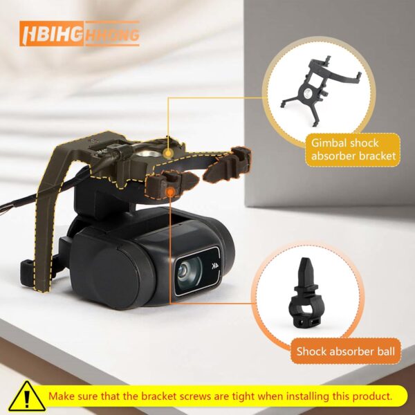 Replacement for DJI Mini 2 Gimbal Camera Shock Absorber Bracket with Shock Absorber Ball for DJI Mini Mavic/SE/2 SE/4K Damper Rubber Gimbal Mounts Accessories Parts - Image 4
