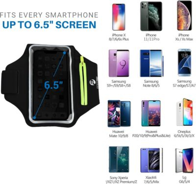 Sporty Secure: The Ultimate Water-Resistant Armband with AirPods Pocket & Car Key Zipper for Your iPhone and Galaxy! - 이미지 5