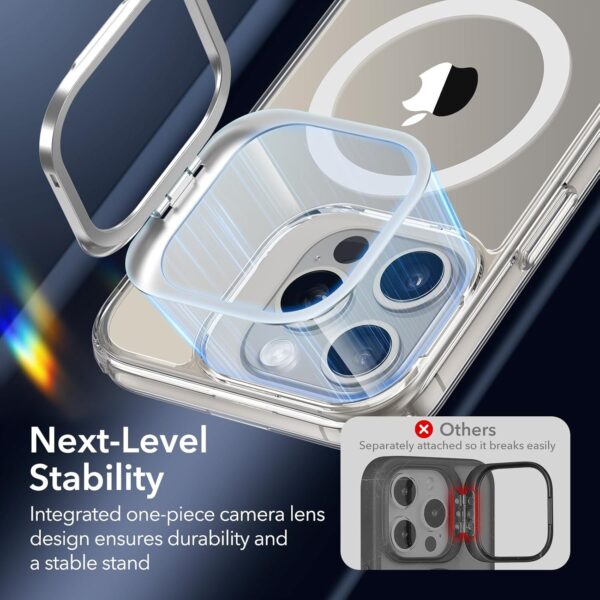Unleash Style and Strength: ESR MagSafe-Compatible Case for iPhone 15 Pro Max with Integrated Stand and Scratch Defense - Image 8