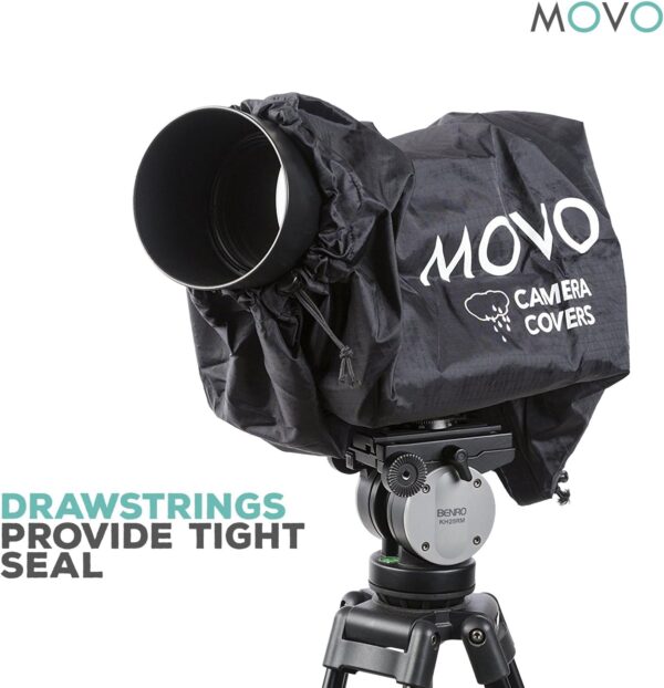 Movo CRC17 Storm Raincover Protector for DSLR Cameras, Lenses, Photographic Equipment (Small Size: 17 x 14.5) - Image 5