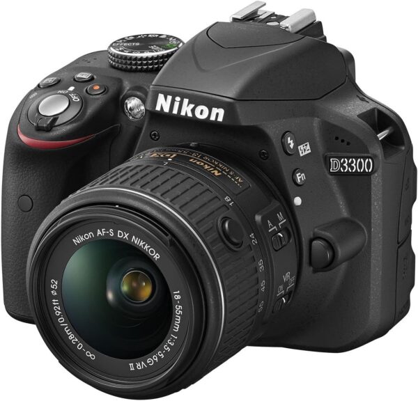 Nikon D3300 DSLR 24.2 MP HD 1080p Camera Body - Black - Image 6