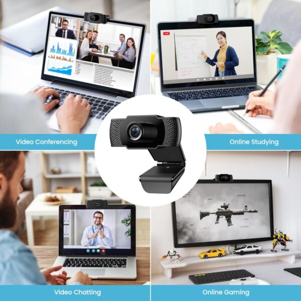 Crystal Clear Connections: Elevate Your Video Calls with the Wansview 1080P HD Webcam and Microphone! - Image 7