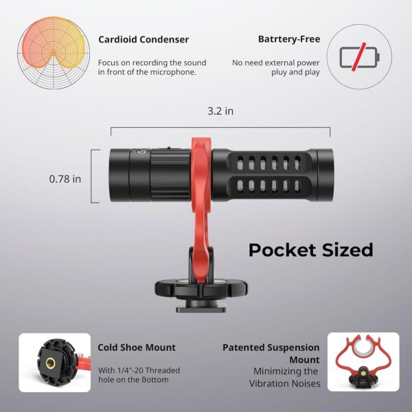 "Elevate Your Sound: The Ultimate SMALLRIG Shotgun Mic for Vloggers and Filmmakers!" - Image 3