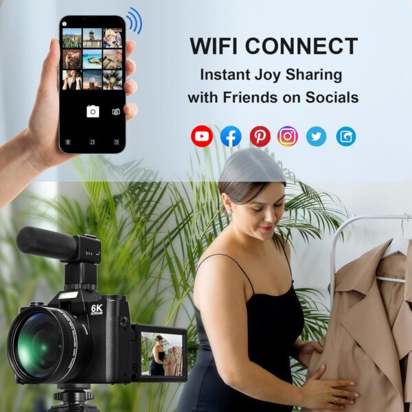 Capture Your Adventures: The Yatao 6K 64MP Camera Revolution for Vloggers and Photographers - Image 6