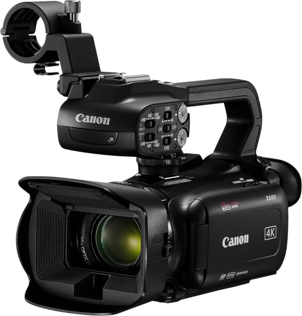 Unleash Your Creativity with the Canon XA60: A 4K UHD Camcorder Featuring an Intuitive Touchscreen and Powerful 20x Zoom!