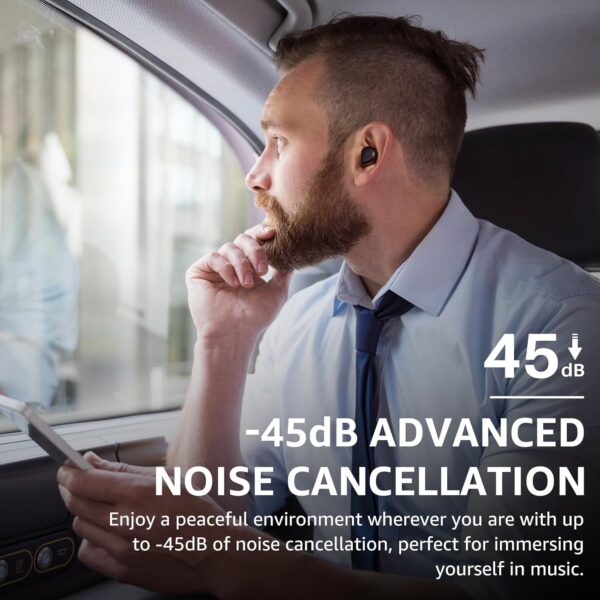 "Immerse Yourself: TOZO's Advanced Noise-Canceling Wireless Earbuds with 59-Hour Playtime and Customizable EQ!" - Image 6