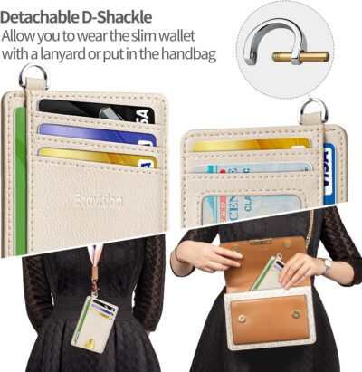 SleekSecure: The Ultimate Minimalist RFID Wallet with Detachable D-Shackle for All Occasions - 이미지 3