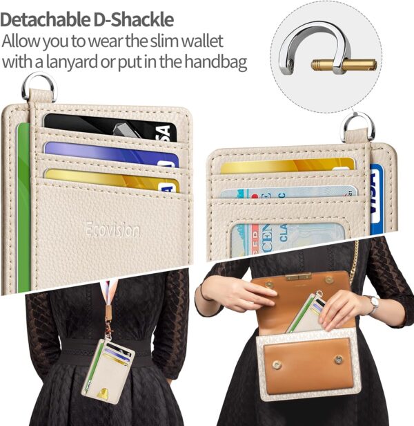SleekSecure: The Ultimate Minimalist RFID Wallet with Detachable D-Shackle for All Occasions - Image 3