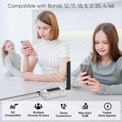 Revolutionary 5G Signal Booster: Smart LCD Display for Ultimate Coverage Up to 3,000 sq ft – FCC Approved for All U.S. Carriers! - 이미지 4