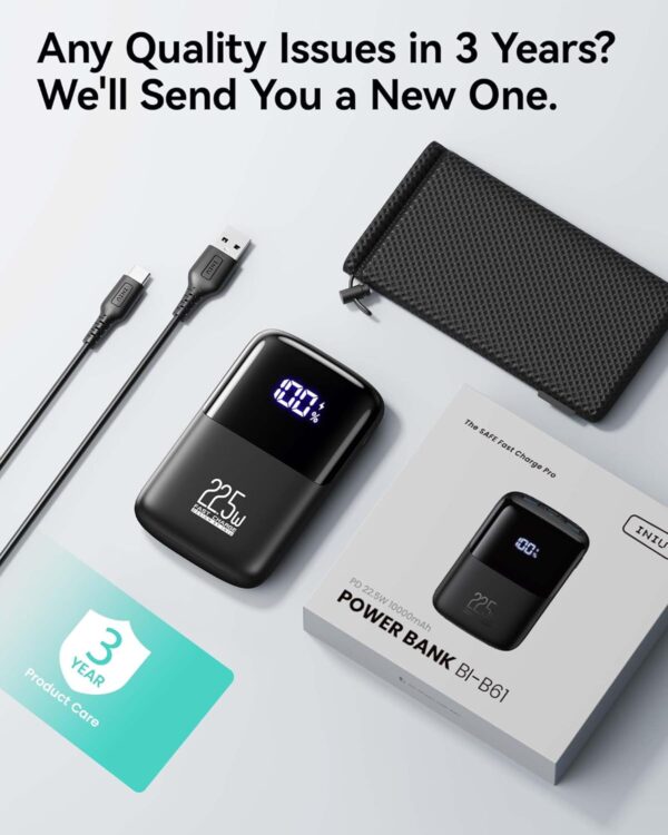 "Power on the Go: The Compact 10000mAh INIU Charger with Fast Charging and Handy Phone Holder!" - Image 6