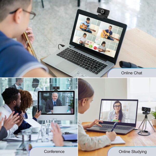 Crystal Clear Connections: Elevate Your Video Calls with the Wansview 1080P HD Webcam and Microphone! - Image 8
