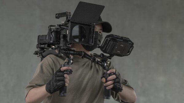 Tilta Lightweight Shoulder Rig | Foldable | Aviation Grade Aluminum Alloy | Dual Quick Release | 15mm Rod Mount/NATO Rail Adapter | Compatible with Manfrotto/Arca | TA-LSR-B - Image 7