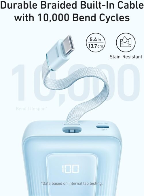 Power Up Anywhere: The 10,000mAh Anker Power Bank – Ultimate Fast Charging Companion for All Your Devices! - 이미지 3