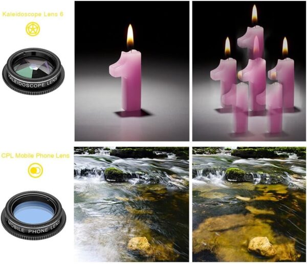 Ultimate 6-in-1 Clip-On Lens Bundle: Elevate Your Smartphone Photography with 18x Zoom and Tripod! - Image 7