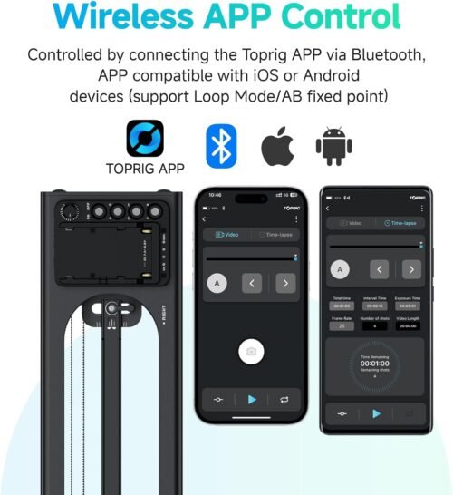 "Unlock Cinematic Potential: Accsoon Toprig 24” Motorized Slider with Smart Dual Control and Dynamic Features" - 이미지 3