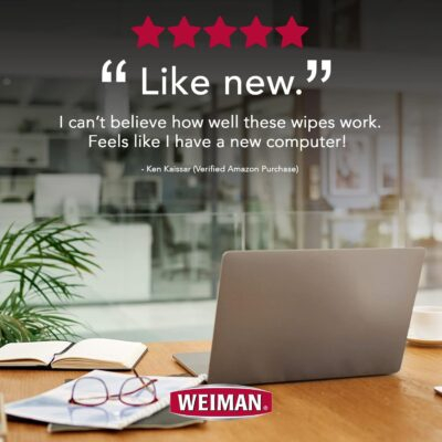 "Ultimate Tech Clean Kit: 30 Count Weiman Electronics Disinfecting Wipes with Microfiber Towel for Sparkling Screens and Devices!" - 이미지 7