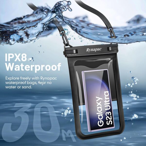 "Ultimate Waterproof Phone Protection: Dual-Pack Pouch for iPhone & Galaxy - Your Beach Travel Essential!" - Image 2