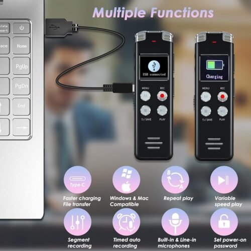 "Unlock Your Voice: The Ultimate 64GB Mini Digital Recorder for Effortless Lecture and Interview Capturing!" - 이미지 6