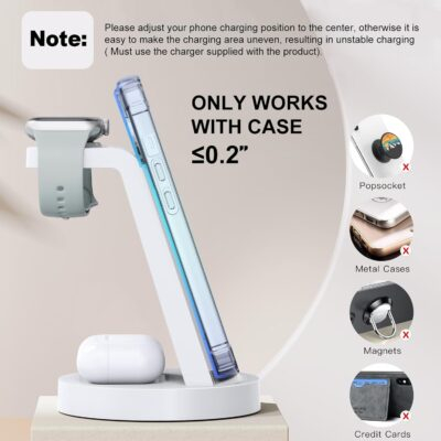 Ultimate 3-in-1 Wireless Charging Hub for All Your Apple Devices! - 이미지 3
