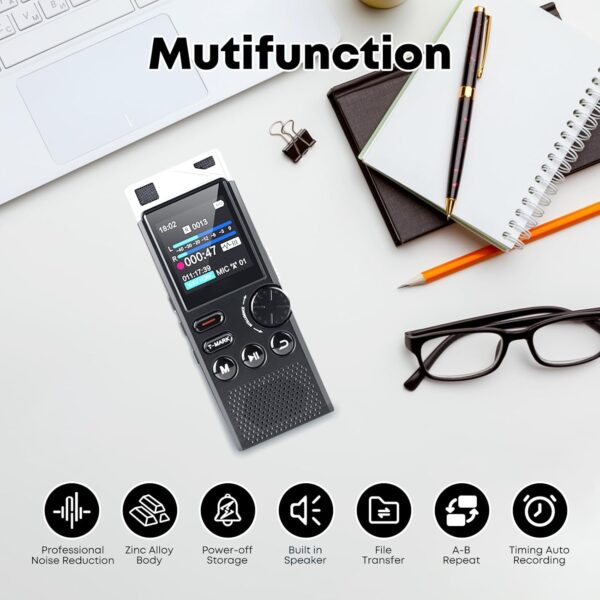 "Unleash the Power of Sound: WUCOTC 264GB Voice Recorder—Your Ultimate Companion for Meetings and Lectures!" - Image 3