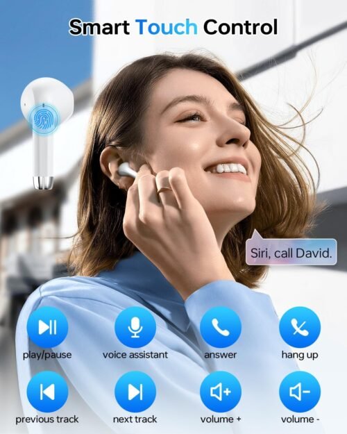 Stay Tuned: Waterproof Bluetooth 5.3 Earbuds with 40-Hour Playtime & Smart Charging Case! - 이미지 5